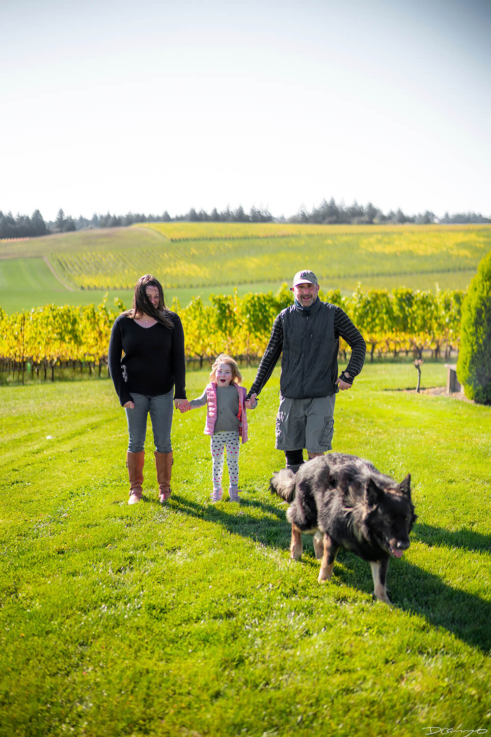 Photos with Communique Wines in McMinville, Oregon, in the Fall of 2020.